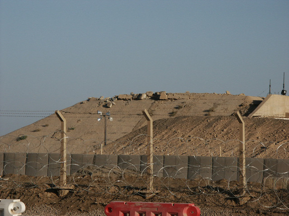 BOMBED OUT SHELTER AT AIRPORT